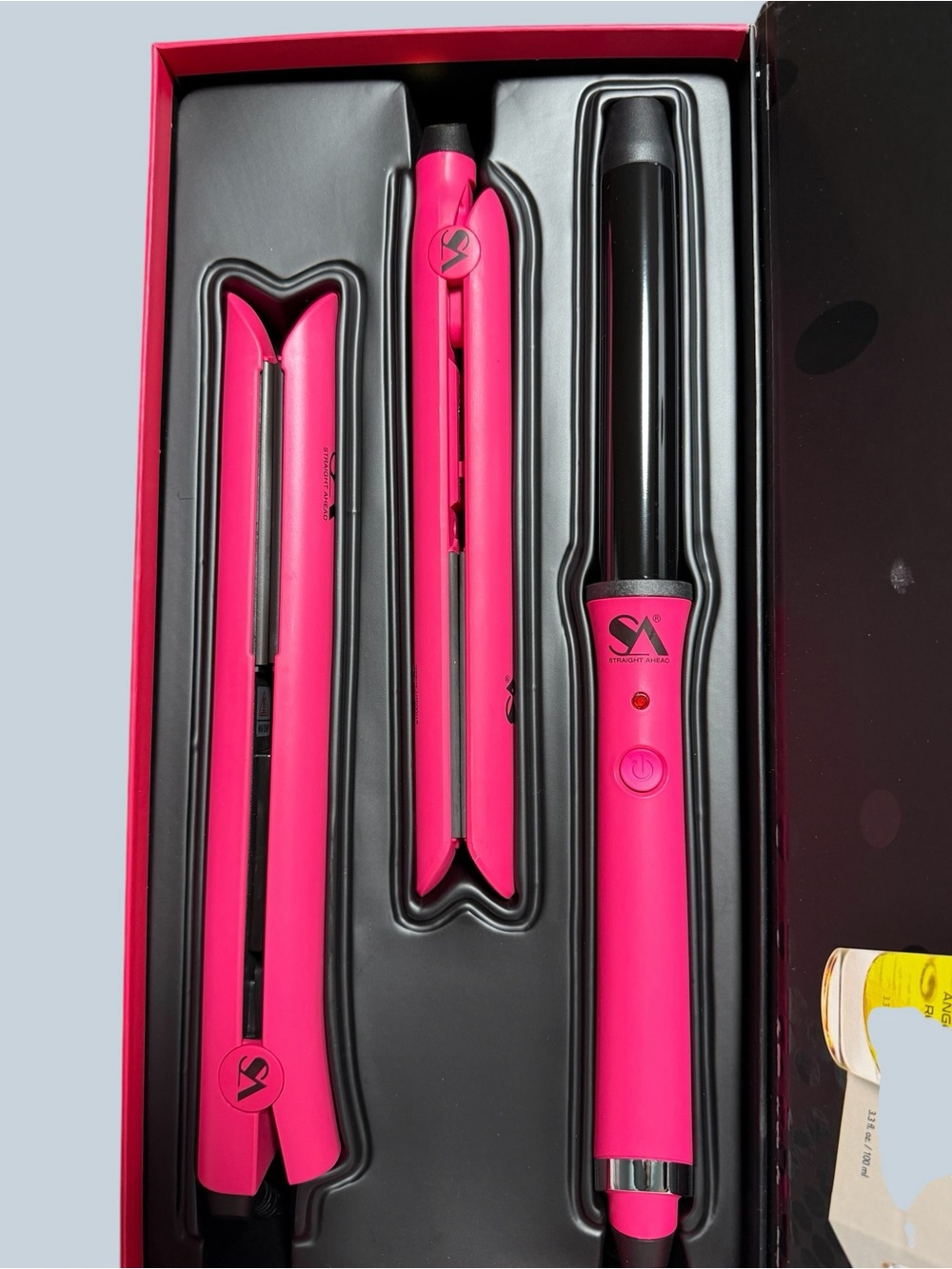 straight Ahead  Hot Pink 3-Piece Styling Set - Bionic Trio BNIB!!!